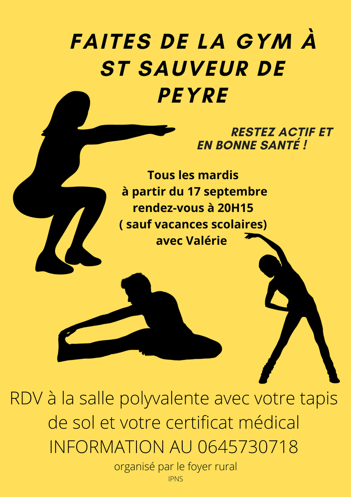 Gym à Saint Sauveur de Peyre - Commune de Peyre en Aubrac en Lozère