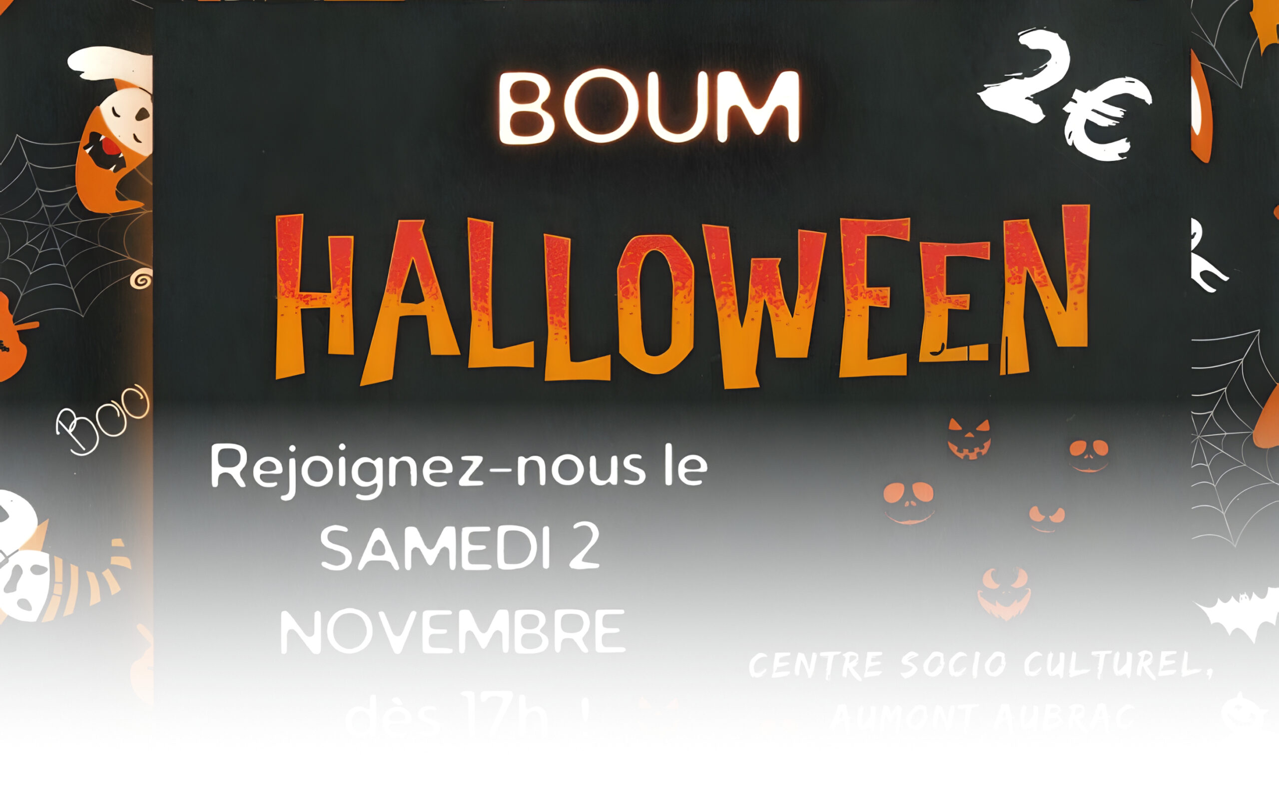 Boom d'Halloween à Aumont-Aubrac image en avant - Commune de Peyre en Aubrac en Lozère