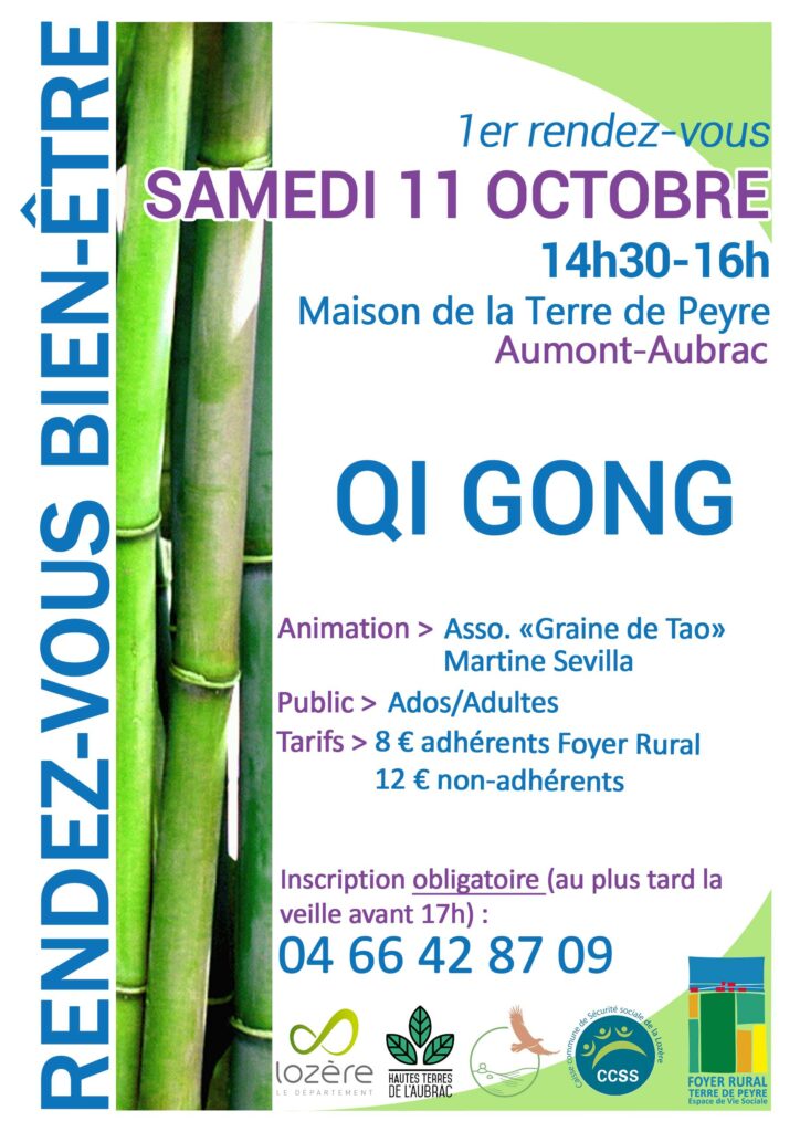Rendez-vous bien-être le 11/10/25 à Aumont-Aubrac - Commune de Peyre en Aubrac en Lozère