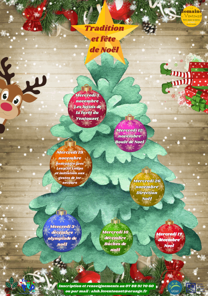 Activtés du mercredi au centre du Ventouzet novembre-décembre 2025 - Commune de Peyre en Aubrac en Lozère