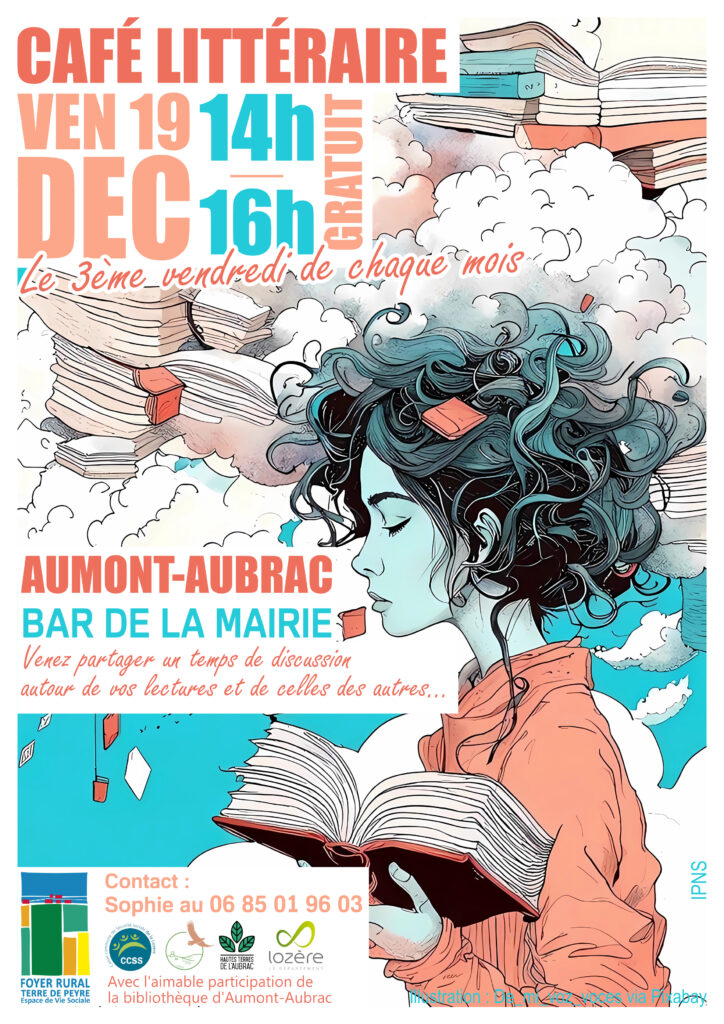 Club littéraire à Aumont-Aubrac le 19/12/25 - Commune de Peyre en Aubrac en Lozère