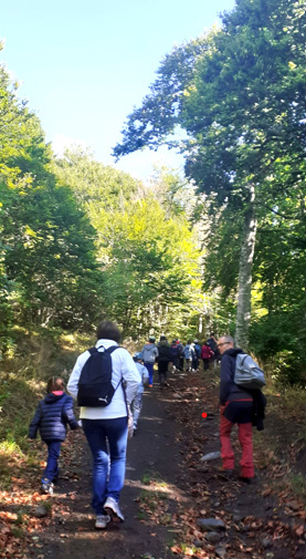 Journée de découverte et de cohésion pour l'école La Présentation d'Aumont-Aubrac - Commune de Peyre en Aubrac en Lozère