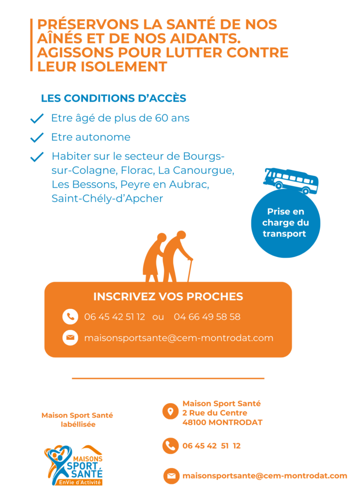 Sport Santé personnes âgées isolées - Commune de Peyre en Aubrac en Lozère