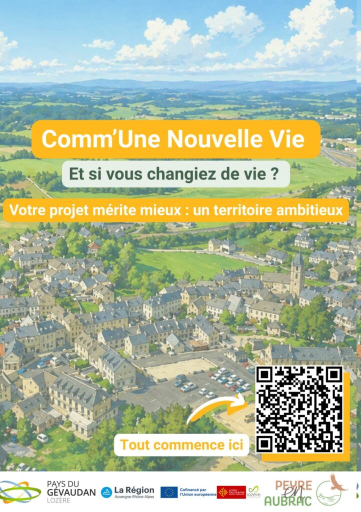 Enquête Comm'Une Nouvelle Vie nouveaux habitants - Commune de Peyre en Aubrac en Lozère
