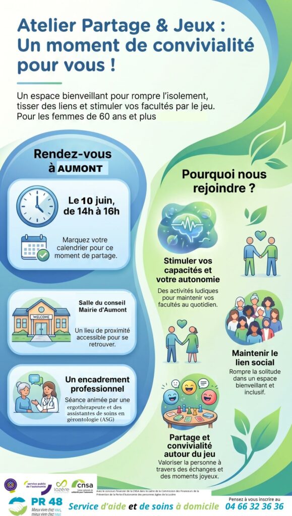 Atelier partage et jeux organisé par Présence Rurale 48 le 10/06/2026 - Commune de Peyre en Aubrac en Lozère