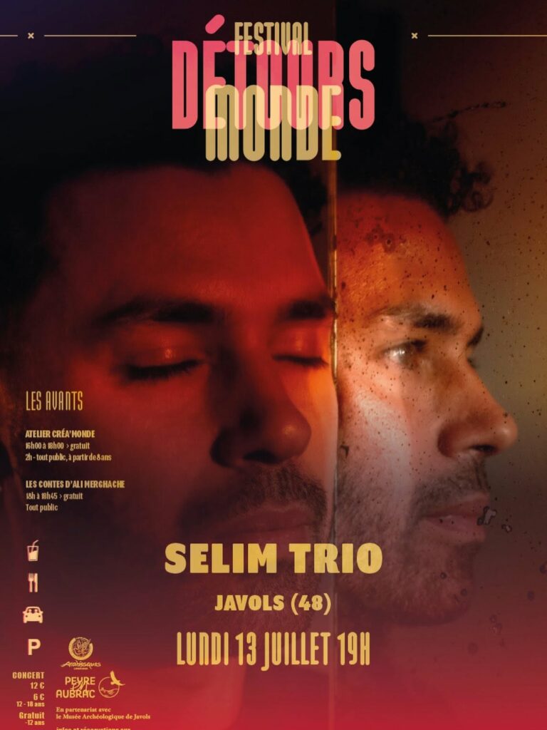 Concert Selim Trio à Javols le 13/07/2026 - Commune de Peyre en Aubrac en Lozère