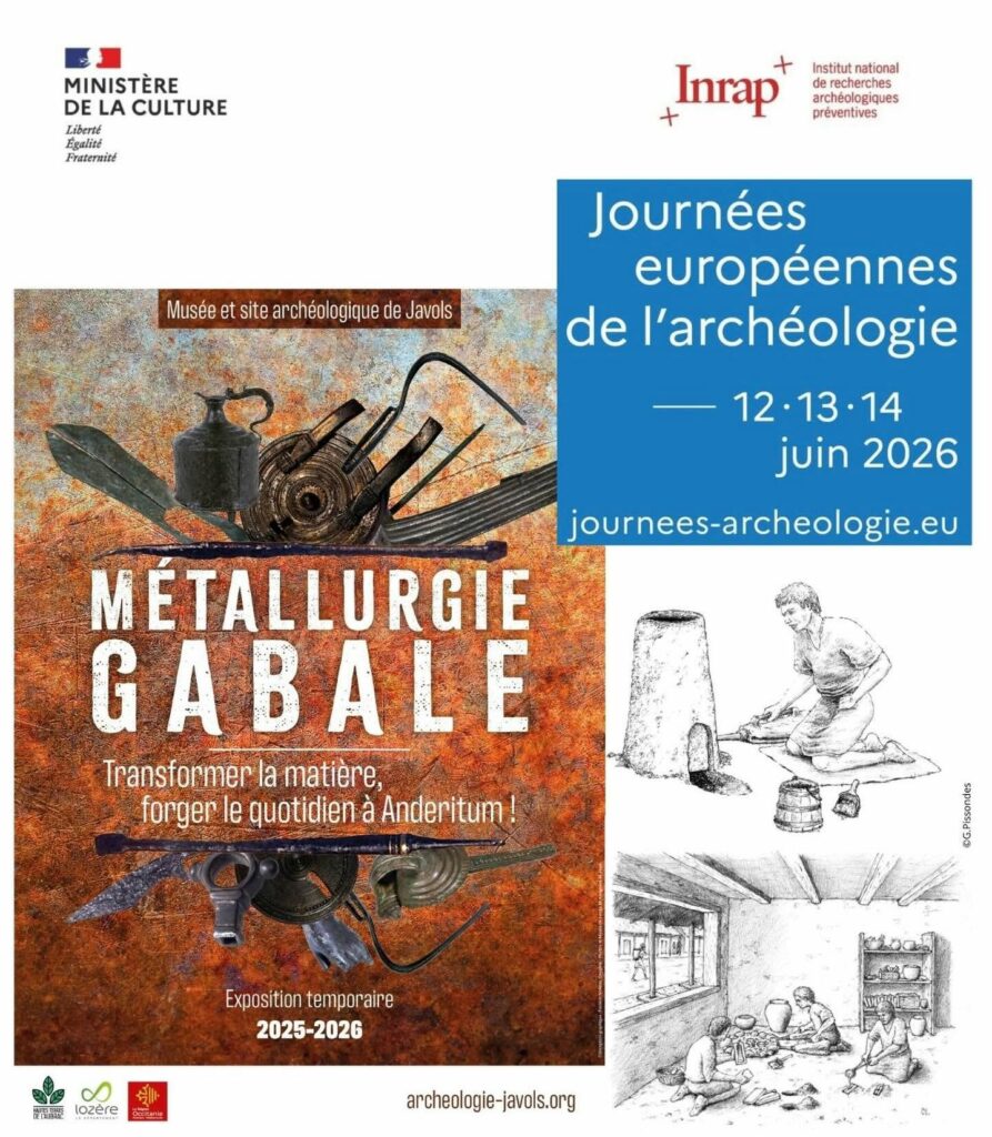 Journées Européennes de l'Archéologie 2026 au musée de Javols - Commune de Peyre en Aubrac en Lozère