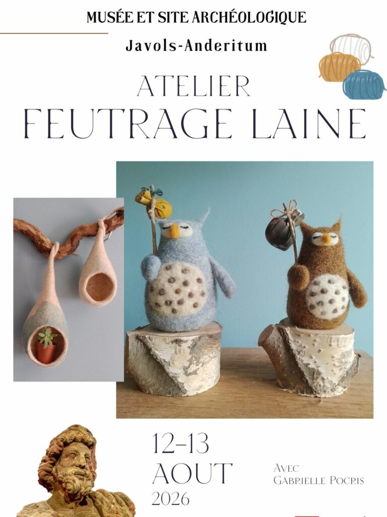 Atelier feutrage de la laine le 12 et 13 août 2026 - Commune de Peyre en Aubrac en Lozère
