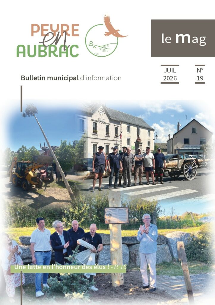 Bulletin municipal Peyre en Aubrac - Juillet 2026 - Commune de Peyre en Aubrac en Lozère