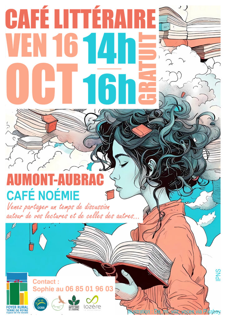 Café littéraire à Aumont-Aubrac le 16/10/2026 - Commune de Peyre en Aubrac en Lozère