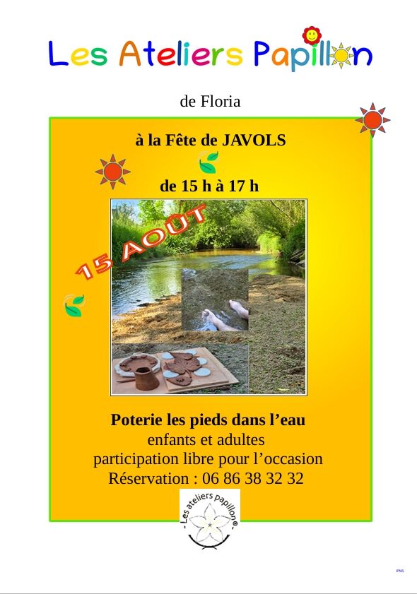 Image 0 : ATELIER POTERIE LES PIEDS DANS L'EAU
