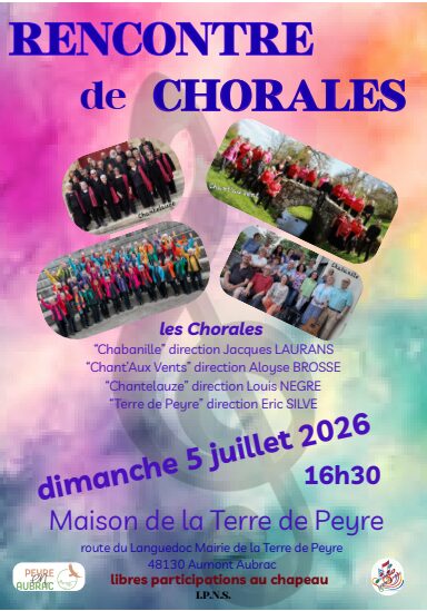 Image 0 : RENCONTRE DE CHORALES EN TERRE DE PEYRE